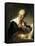 Denis Diderot-Jean-Honoré Fragonard-Framed Stretched Canvas