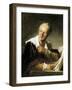 Denis Diderot-Jean-Honoré Fragonard-Framed Art Print