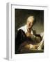 Denis Diderot-Jean-Honoré Fragonard-Framed Art Print