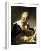 Denis Diderot-Jean-Honoré Fragonard-Framed Art Print