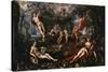 Denis van Alsloot; Hendrik de Clerck / 'Paradise and the Four Elements', 1606-1609, Flemish Scho...-DENIS VAN ALSLOOT-Stretched Canvas