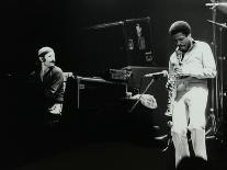Slam Stewart and Shelly Manne on Stage at the Capital Radio Jazz Festival, London, 1979-Denis Williams-Photographic Print