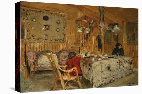 Denise Natanson and Marcelle Aron at the Summer House, Villerville, Normandie-Edouard Vuillard-Stretched Canvas