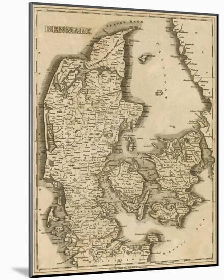 Denmark, c.1812-Aaron Arrowsmith-Mounted Art Print