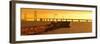 Denmark, Funen, Great Belt Bridge, Sunset-Chris Seba-Framed Photographic Print