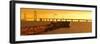 Denmark, Funen, Great Belt Bridge, Sunset-Chris Seba-Framed Photographic Print