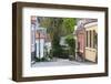 Denmark, Funen, Odense, Old Town Street-Walter Bibikow-Framed Photographic Print