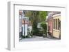 Denmark, Funen, Odense, Old Town Street-Walter Bibikow-Framed Photographic Print