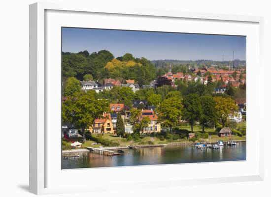 Denmark, Funen, Svendborg, Elevated Town View-Walter Bibikow-Framed Photographic Print