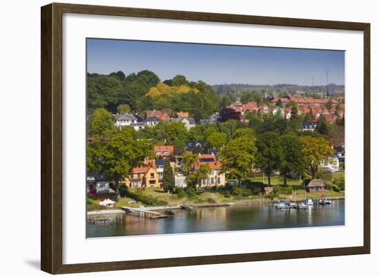 Denmark, Funen, Svendborg, Elevated Town View-Walter Bibikow-Framed Photographic Print