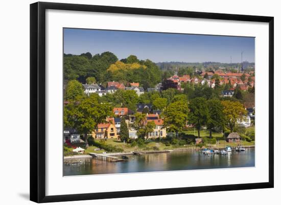 Denmark, Funen, Svendborg, Elevated Town View-Walter Bibikow-Framed Photographic Print