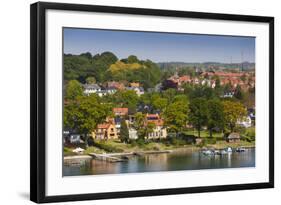 Denmark, Funen, Svendborg, Elevated Town View-Walter Bibikow-Framed Photographic Print