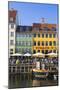 Denmark, Hillerod, Copenhagen. Colourful Buildings Along the 17th Century Waterfront of Nyhavn.-Nick Ledger-Mounted Photographic Print