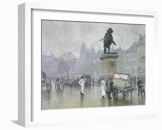 Denmark, Hojbro Square in Copenaghen, 1917-Paul Gauguin-Framed Giclee Print