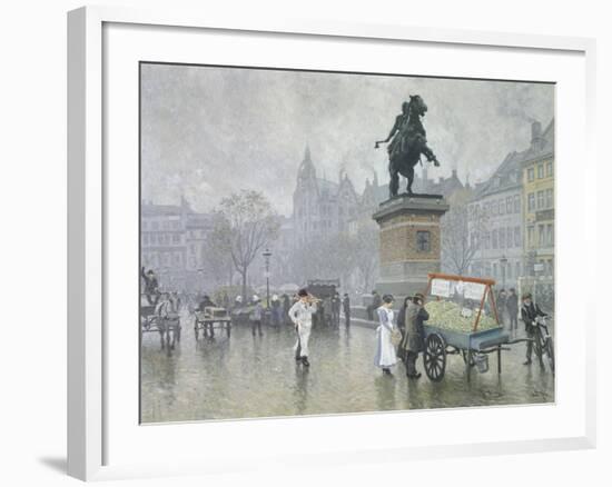 Denmark, Hojbro Square in Copenaghen, 1917-Paul Gauguin-Framed Giclee Print