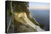 Denmark, Island M¿n, the Chalk Rocks of M¿ns Klint with Sunrise-Andreas Vitting-Stretched Canvas