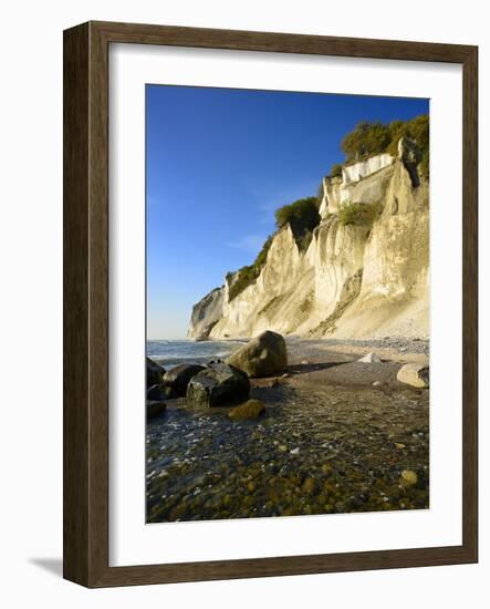Denmark, Island M¡N, the Chalk Rocks of M¡Ns Klint-Andreas Vitting-Framed Photographic Print