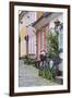 Denmark, Jutland, Aalborg, Houses Along Hjelmerstald Street-Walter Bibikow-Framed Photographic Print