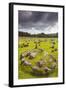 Denmark, Jutland, Aalborg-Lindholm, Lindholm Hoje, Viking Burial Ground-Walter Bibikow-Framed Photographic Print