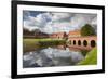 Denmark, Jutland, Auning, Gammel Estrup Manor House, Manor Buildings-Walter Bibikow-Framed Photographic Print