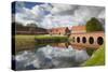 Denmark, Jutland, Auning, Gammel Estrup Manor House, Manor Buildings-Walter Bibikow-Stretched Canvas