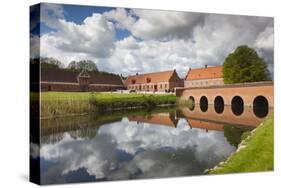 Denmark, Jutland, Auning, Gammel Estrup Manor House, Manor Buildings-Walter Bibikow-Stretched Canvas