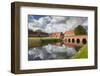 Denmark, Jutland, Auning, Gammel Estrup Manor House, Manor Buildings-Walter Bibikow-Framed Photographic Print