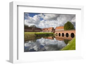 Denmark, Jutland, Auning, Gammel Estrup Manor House, Manor Buildings-Walter Bibikow-Framed Photographic Print