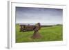 Denmark, Jutland, Frederikshavn, Bangsbo Fort, Small Coastal Artillery Gun-Walter Bibikow-Framed Photographic Print