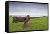 Denmark, Jutland, Frederikshavn, Bangsbo Fort, Small Coastal Artillery Gun-Walter Bibikow-Framed Stretched Canvas