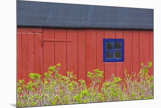 Denmark, Jutland, Gamle Skagen, Old Skagen, Red House Detail-Walter Bibikow-Mounted Premium Photographic Print