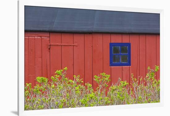 Denmark, Jutland, Gamle Skagen, Old Skagen, Red House Detail-Walter Bibikow-Framed Photographic Print