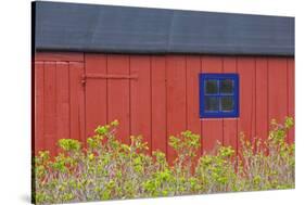 Denmark, Jutland, Gamle Skagen, Old Skagen, Red House Detail-Walter Bibikow-Stretched Canvas