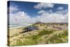 Denmark, Jutland, Klitmoller, Windsurfing Capital of Denmark, Houses in Dunes-Walter Bibikow-Stretched Canvas