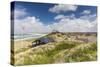 Denmark, Jutland, Klitmoller, Windsurfing Capital of Denmark, Houses in Dunes-Walter Bibikow-Stretched Canvas