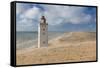 Denmark, Jutland, Lonstrup, Rudbjerg Knude Fyr Lighthouse, Slowly Being Eroded into the Skagerrak-Walter Bibikow-Framed Stretched Canvas