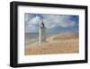 Denmark, Jutland, Lonstrup, Rudbjerg Knude Fyr Lighthouse, Slowly Being Eroded into the Skagerrak-Walter Bibikow-Framed Photographic Print