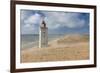 Denmark, Jutland, Lonstrup, Rudbjerg Knude Fyr Lighthouse, Slowly Being Eroded into the Skagerrak-Walter Bibikow-Framed Photographic Print