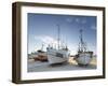 Denmark, Jutland, Lškken, Beach, Boats, Ships-Harald Schšn-Framed Photographic Print