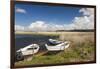 Denmark, Jutland, Nymendegab, Small Harbor on the Ringkobing Fjord-Walter Bibikow-Framed Photographic Print