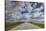 Denmark, Jutland, Oslos, Route 11 Road by the Limfjorden-Walter Bibikow-Stretched Canvas