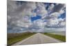 Denmark, Jutland, Oslos, Route 11 Road by the Limfjorden-Walter Bibikow-Mounted Premium Photographic Print