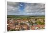 Denmark, Jutland, Ribe, Elevated Town View from Ribe Domkirke Cathedral Tower-Walter Bibikow-Framed Photographic Print