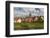 Denmark, Jutland, Ribe, Town View from the Ribe River-Walter Bibikow-Framed Photographic Print