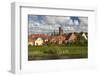 Denmark, Jutland, Ribe, Town View from the Ribe River-Walter Bibikow-Framed Photographic Print