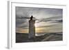 Denmark, Jutland, Rubjerg Knude, Dune, Sea, Lighthouse, Evening Mood-Harald Schšn-Framed Photographic Print