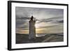 Denmark, Jutland, Rubjerg Knude, Dune, Sea, Lighthouse, Evening Mood-Harald Schšn-Framed Photographic Print