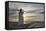 Denmark, Jutland, Rubjerg Knude, Dune, Sea, Lighthouse, Evening Mood-Harald Schšn-Framed Stretched Canvas