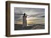 Denmark, Jutland, Rubjerg Knude, Dune, Sea, Lighthouse, Evening Mood-Harald Schšn-Framed Photographic Print