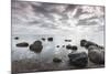 Denmark, Mon, Mons Klimt, 130 Meter-High Chalk Cliffs from the Shore-Walter Bibikow-Mounted Photographic Print